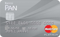 Cartão Pan Mastercard Platinum