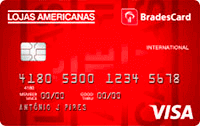 Bradescard Lojas Americanas Visa Internacional